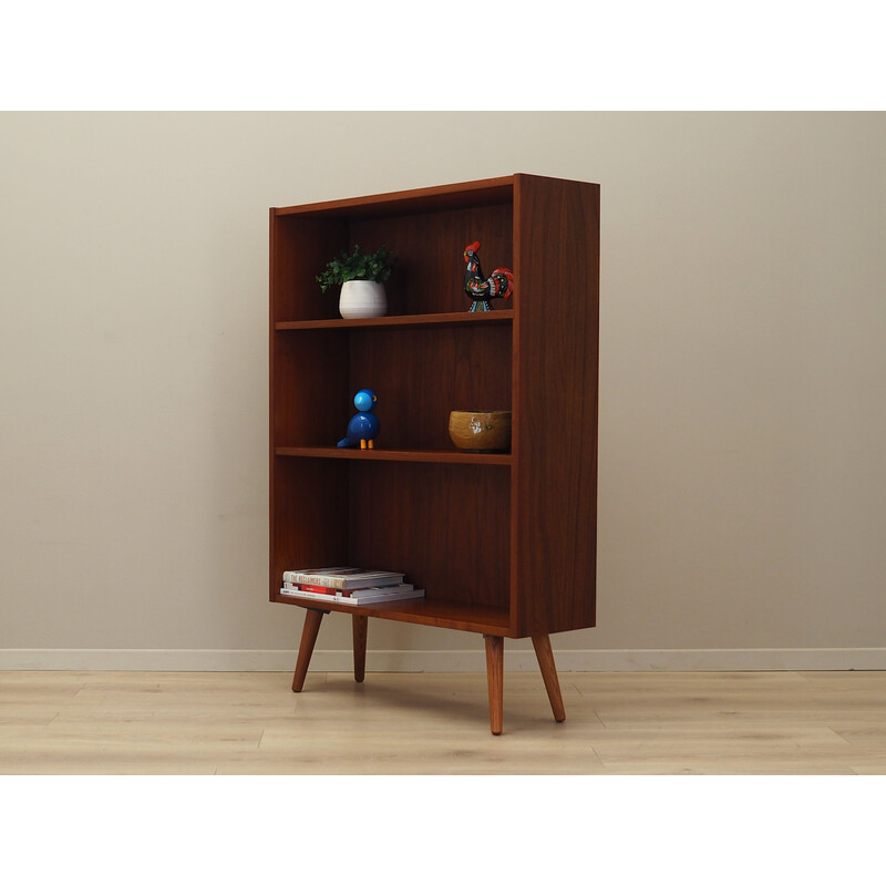 Vintage teak bookcase, Denmark 1970s