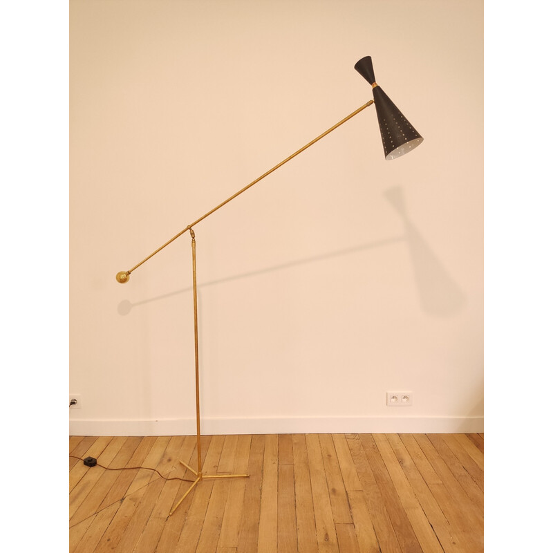 Vintage Italian diabolo floor lamp, 1950s