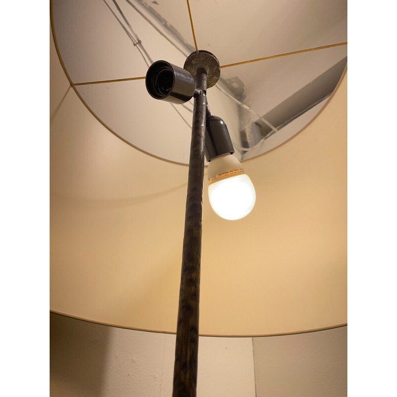 Mid-century floor lamp in wrought iron, Hungary 1950s