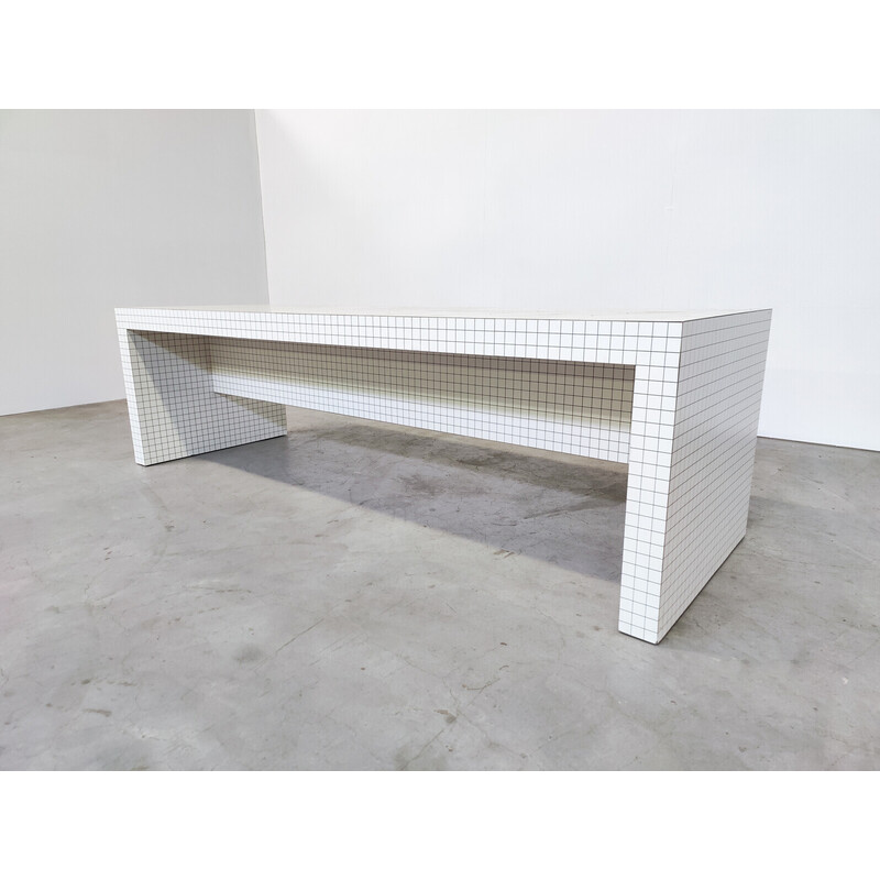 Table console Quaderna vintage par Superstudio pour Zanotta, 1970