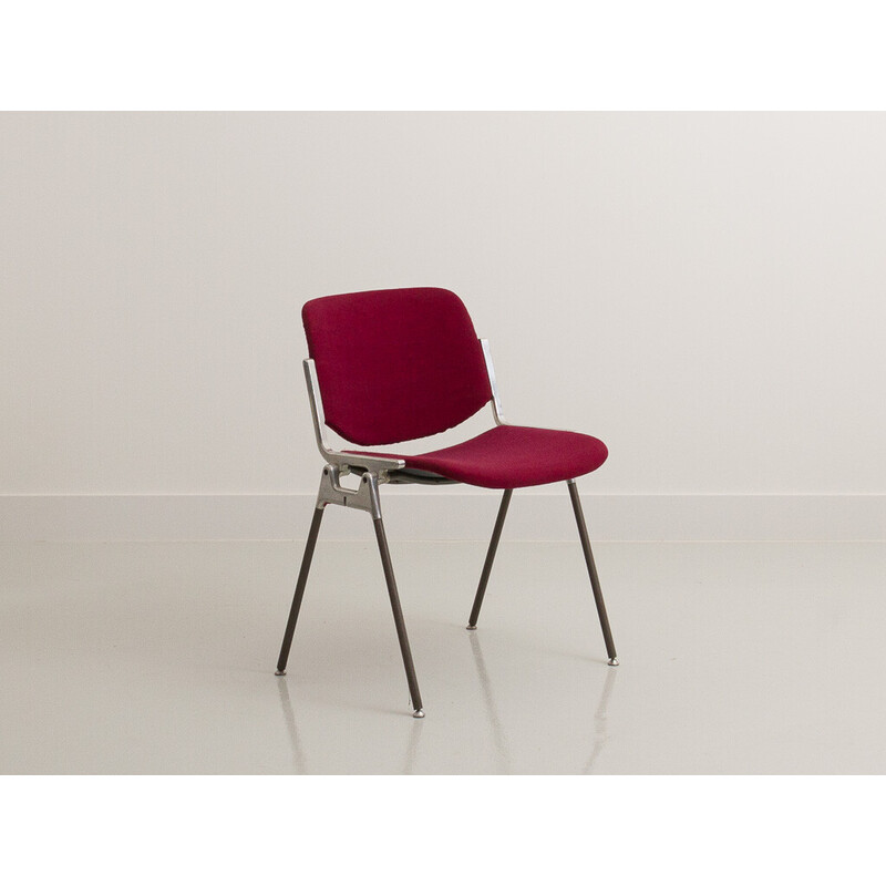 Set of 5 vintage chairs by Giancarlo Piretti for Castelli, 1970