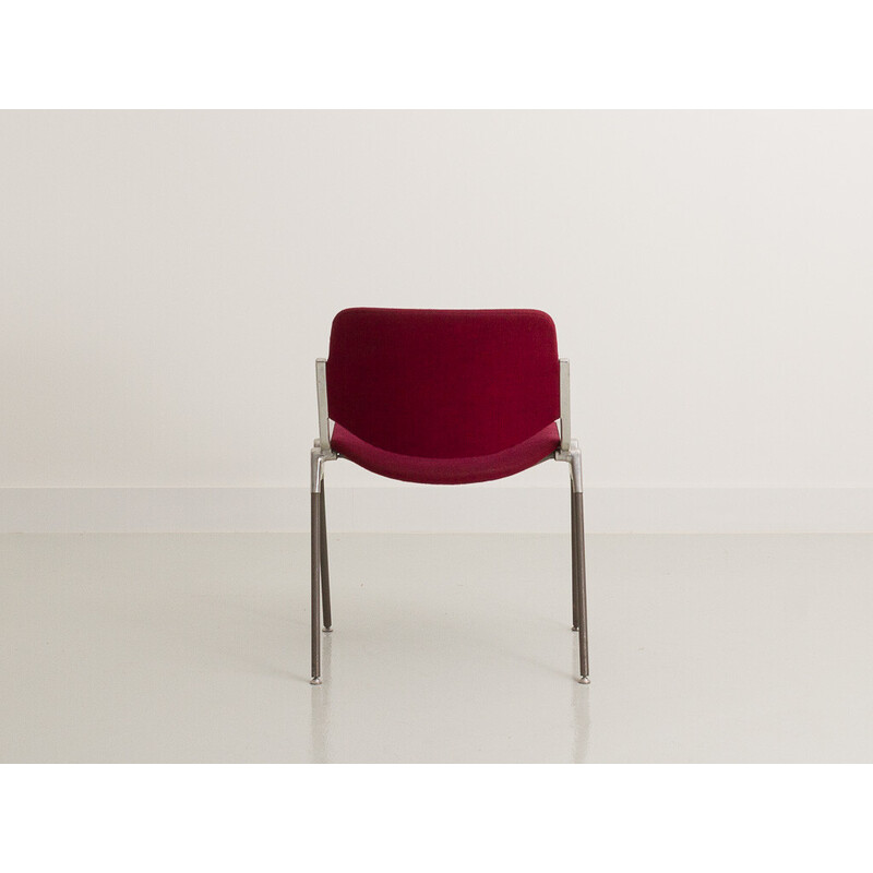 Set of 5 vintage chairs by Giancarlo Piretti for Castelli, 1970