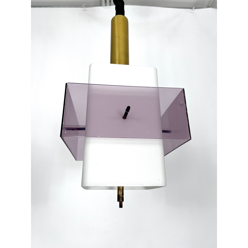 Mid-century pendant lamp by Stilux Milano, Italy 1960s