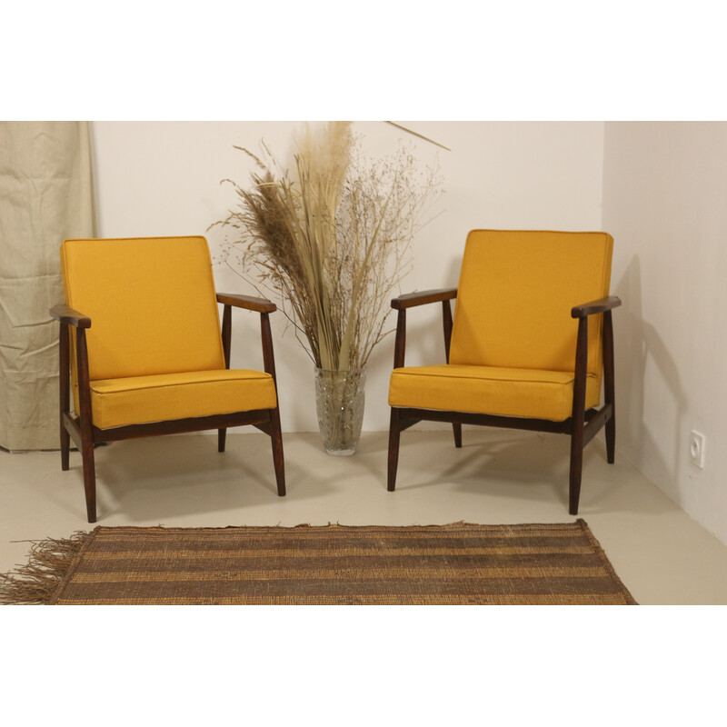 Pair of vintage armchairs 300-190 by Henryk Lis, 1970