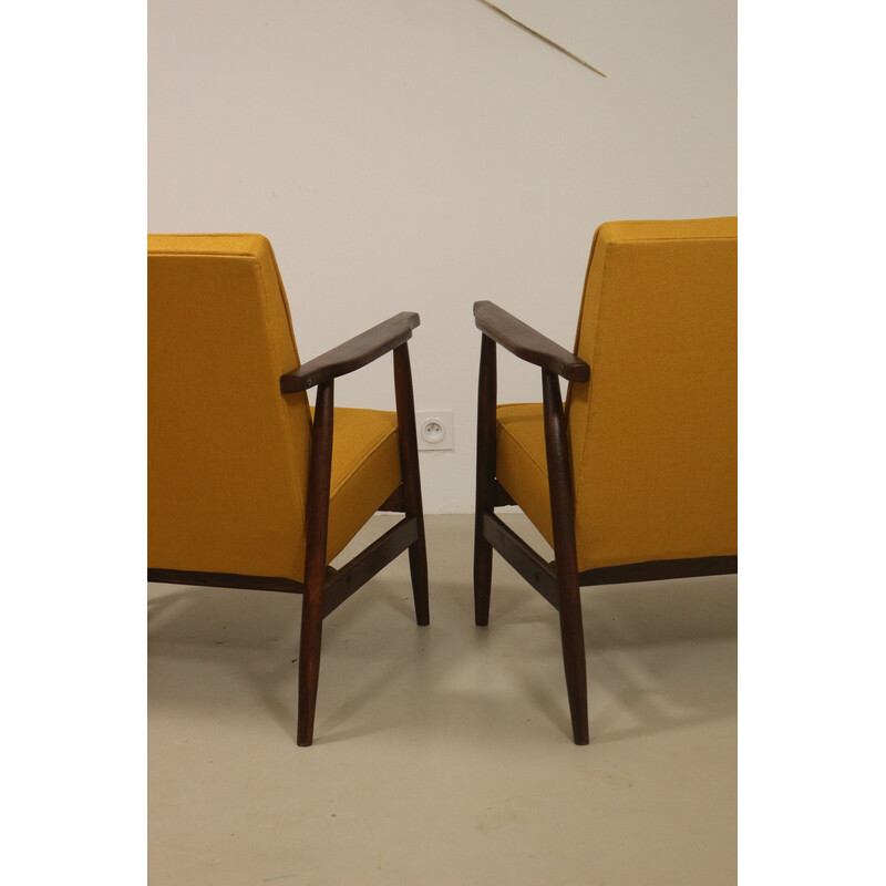 Pair of vintage armchairs 300-190 by Henryk Lis, 1970