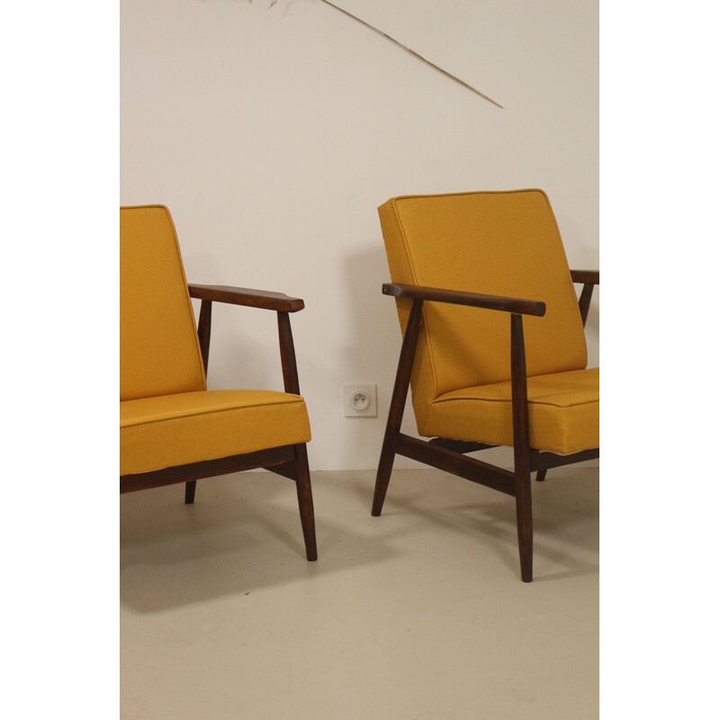 Pair of vintage armchairs 300-190 by Henryk Lis, 1970