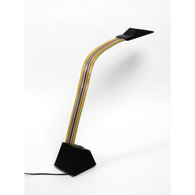 Lampe de table halogène vintage par Alberto Fraser pour Stilnovo, 1980