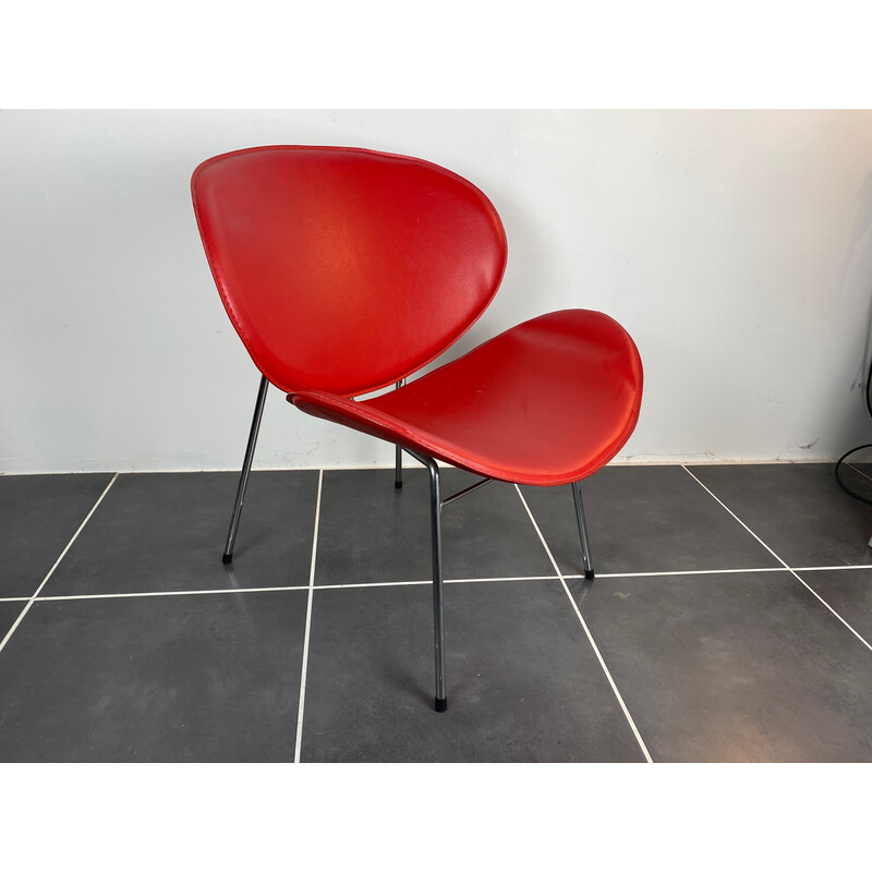 Roter Vintage-Sessel, 1980