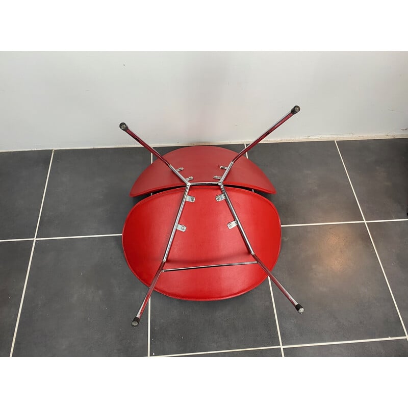 Fauteuil vintage rouge, 1980