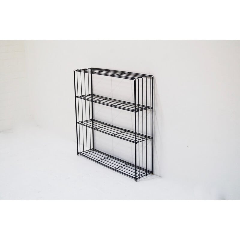 Wire shelving Wall Unit by Tjerk Reijenga for Pilastro - 1950s