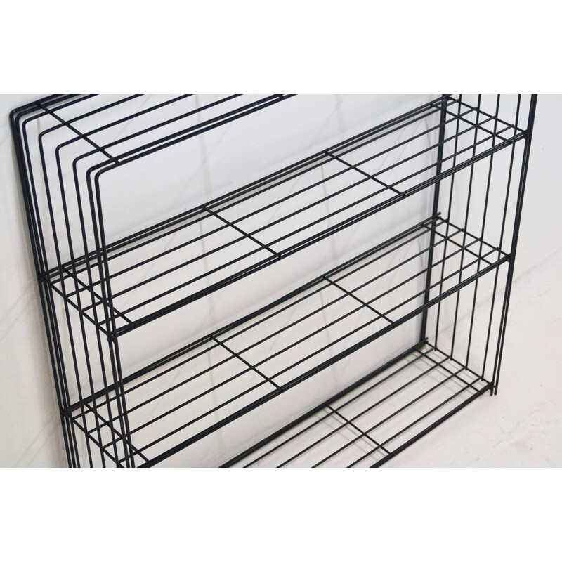 Wire shelving Wall Unit by Tjerk Reijenga for Pilastro - 1950s