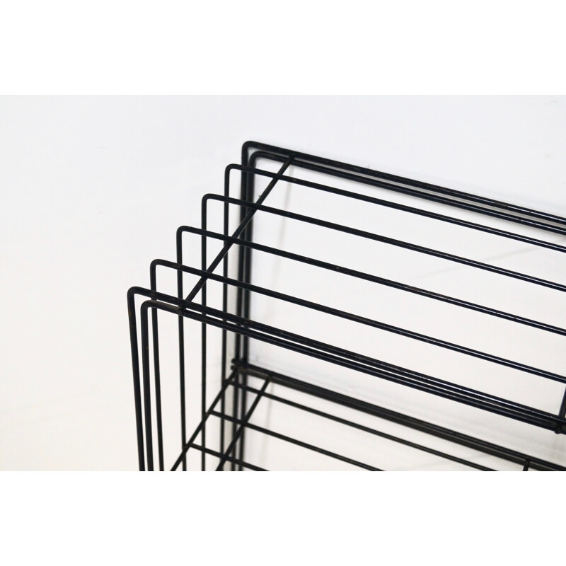 Wire shelving Wall Unit by Tjerk Reijenga for Pilastro - 1950s