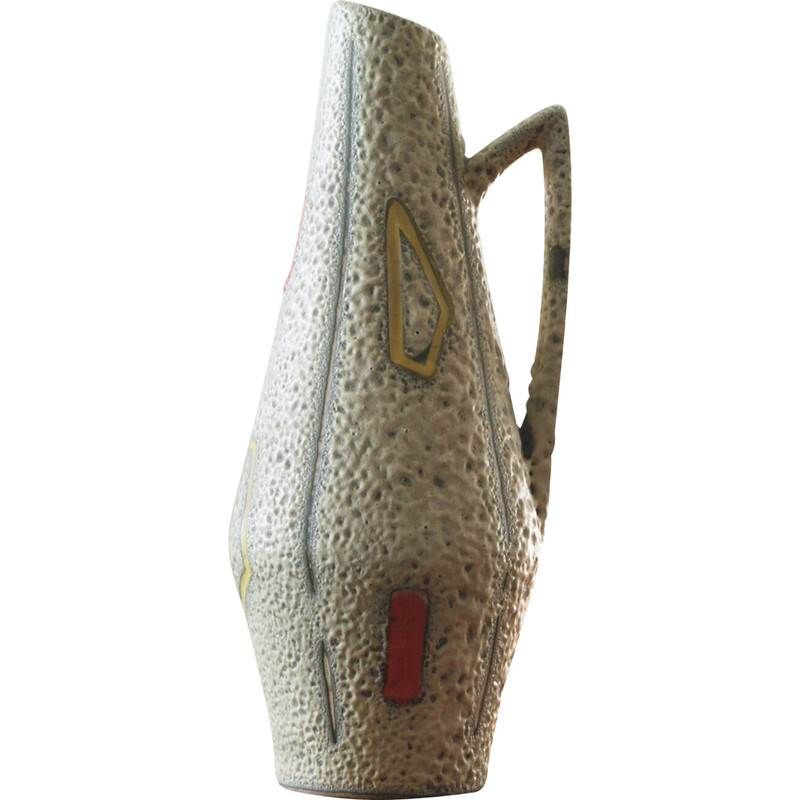 Vase vintage en céramique par Heinz Siery pour Scheurich, Allemagne 1960