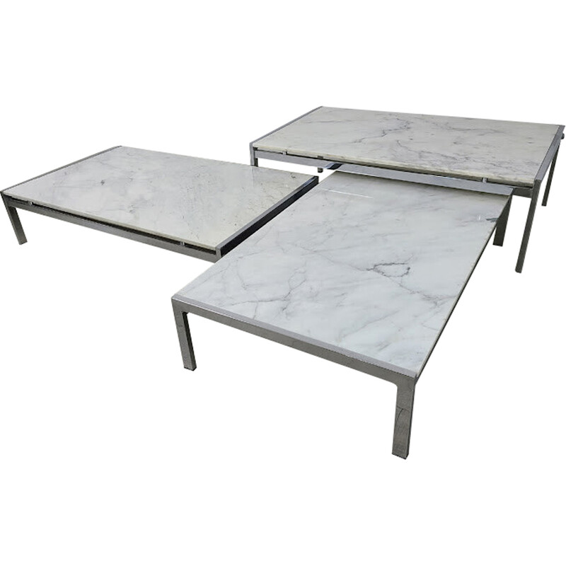 Vintage marble coffee table by J.A.Motte for Airborne, 1960