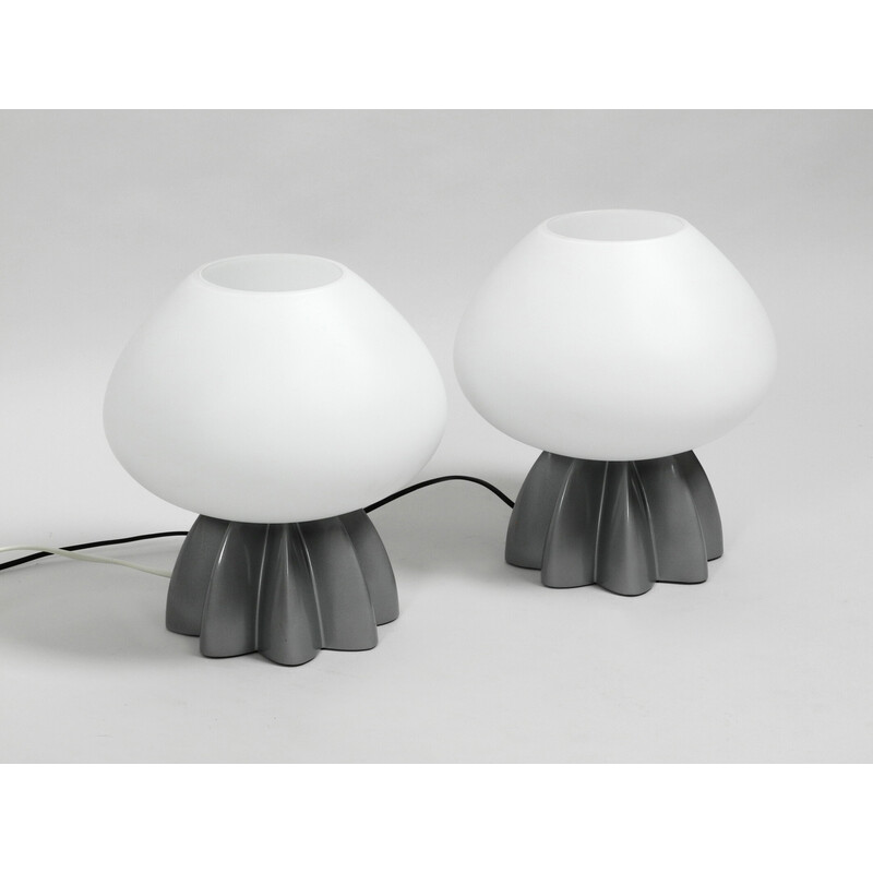 Pair of vintage table lamps model Fruits Tavolo by Rodolfo Dordoni for Foscarini Murano, 1980s