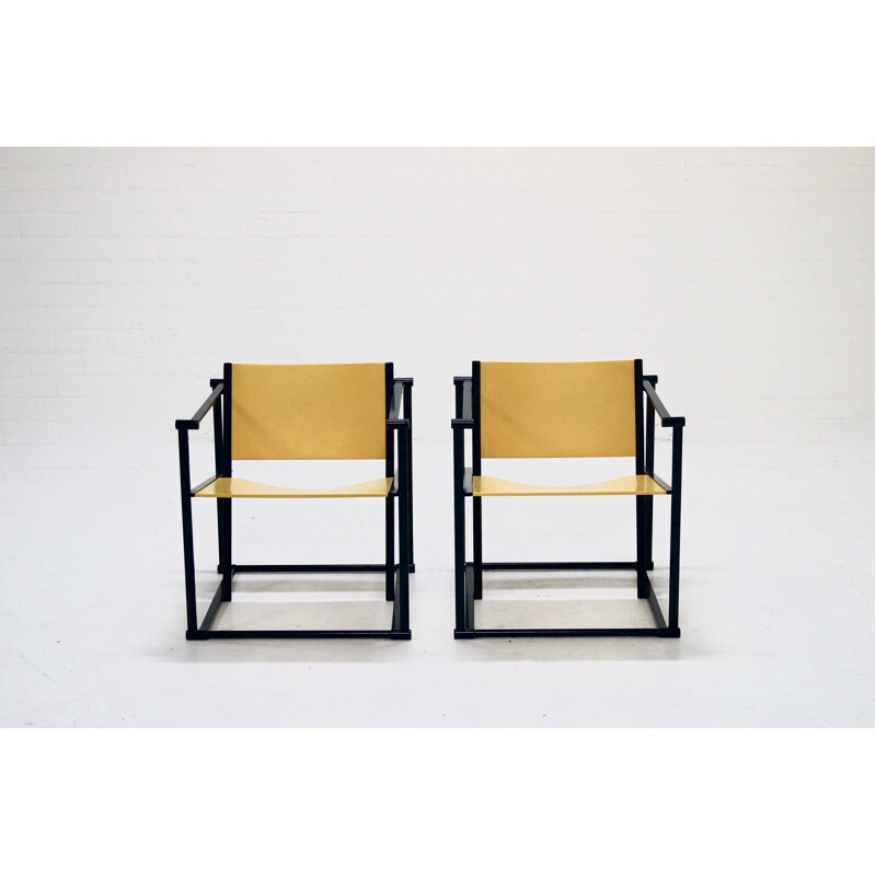 Pair of FM61 Lounge Chairs by Radboud van Beekum for Pastoe - 1980s