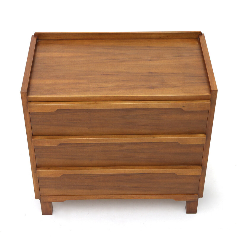 Vintage teak chest of drawers, 1960s