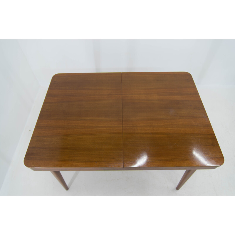 Art Deco vintage mesa de jantar extensível por Halabala para Up Zavody, década de 1960