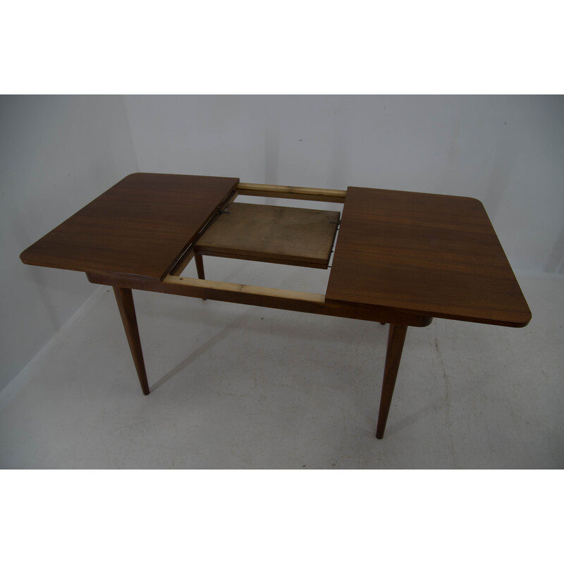 Art Deco vintage extendable dining table by Halabala for Up Zavody, 1960s