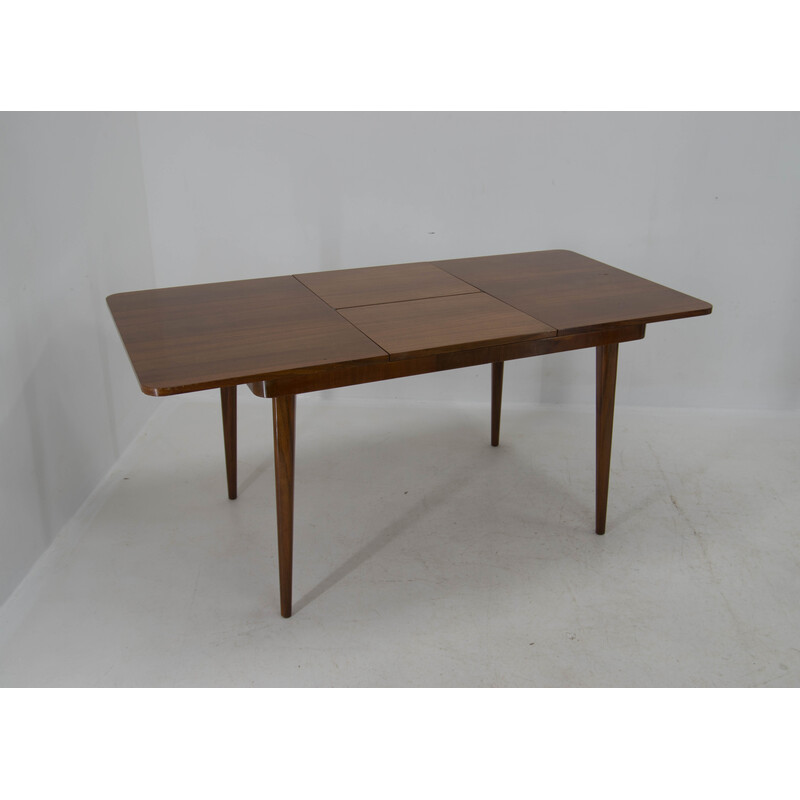 Art Deco vintage mesa de jantar extensível por Halabala para Up Zavody, década de 1960