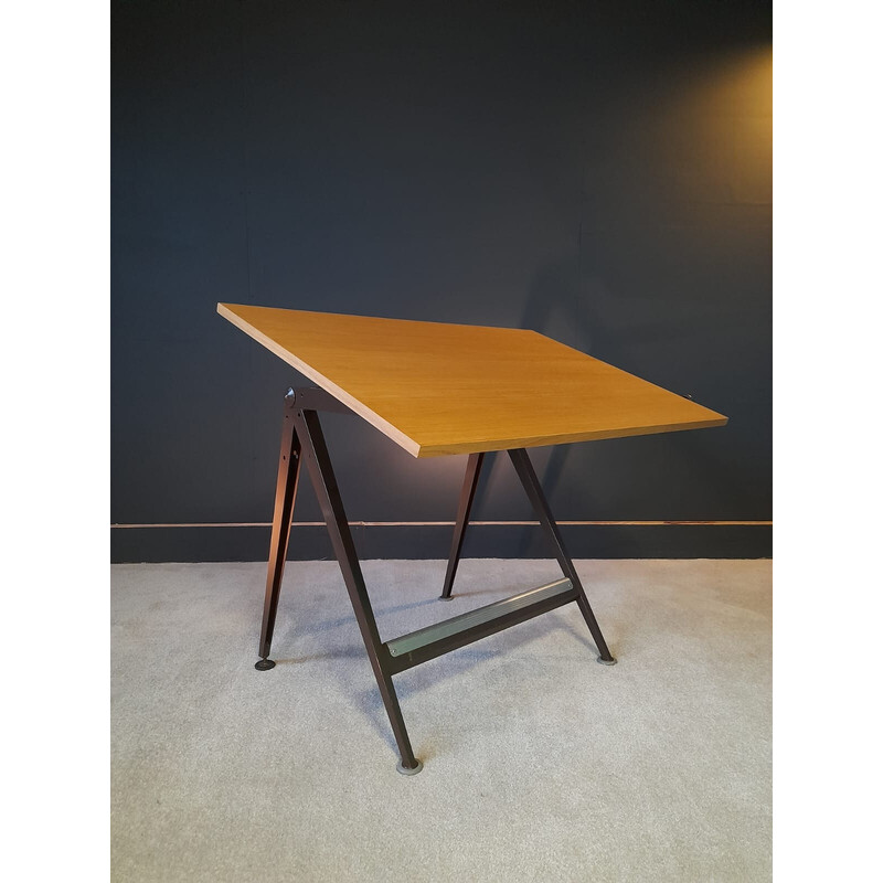 Vintage work table "reply" by Friso Kramer for Ahrend de circel, 1960