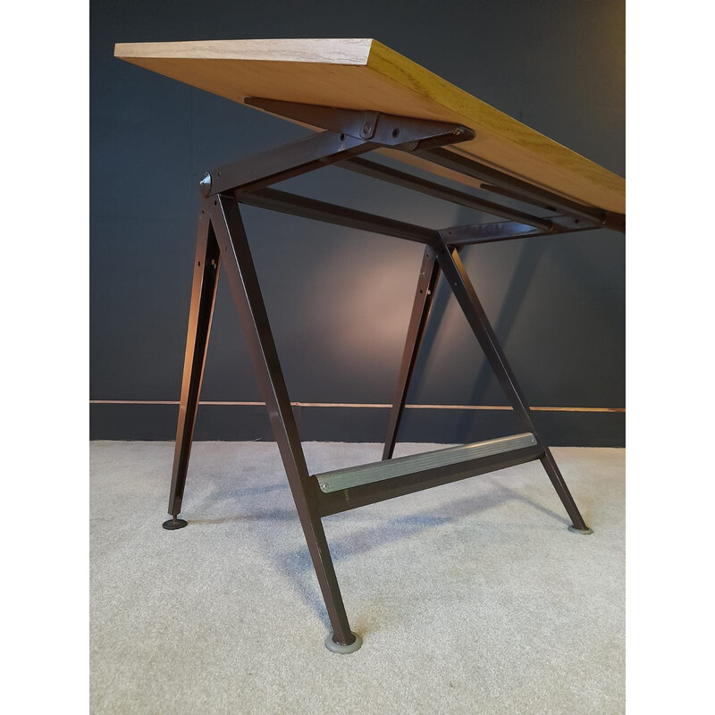 Vintage work table "reply" by Friso Kramer for Ahrend de circel, 1960