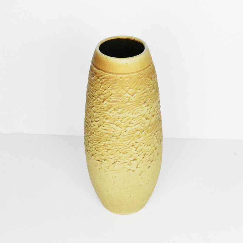 Vintage rustic vase for Veb Haldensleben, Germany 1960s