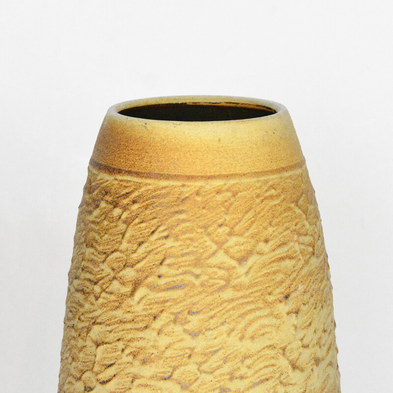 Vintage rustic vase for Veb Haldensleben, Germany 1960s