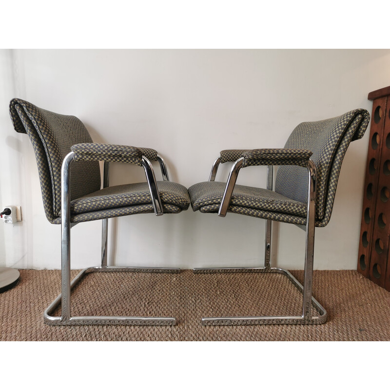 Pair of vintage "Delphi" armchairs by Boss Design