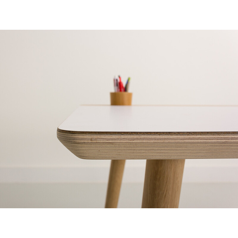 Vintage children's desk in oakwood