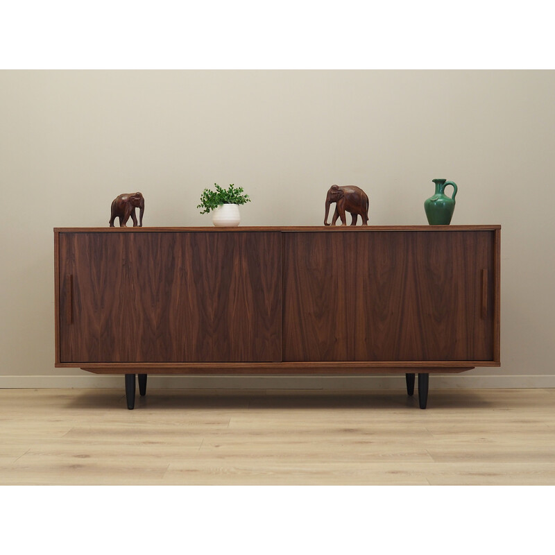 Vintage walnut sideboard, Denmark 1990s