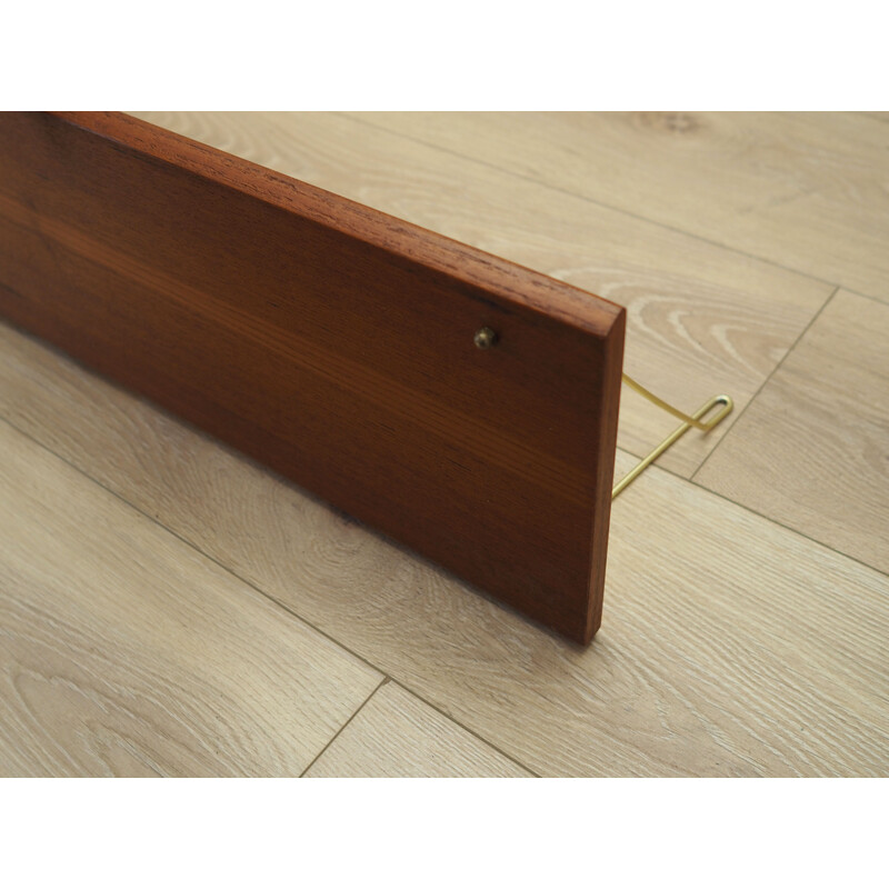 Mensola da parete in teak vintage, Danimarca, anni '70