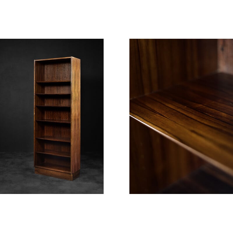 Vintage Danish rosewood bookcase by Poul Hundevad for Hundevad and Co, 1960s