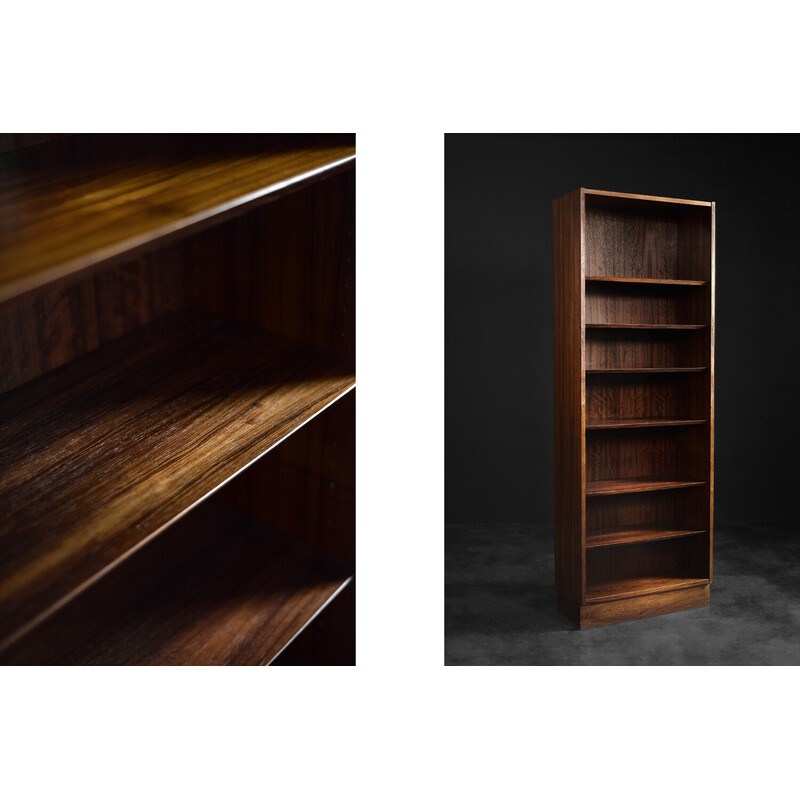 Vintage Danish rosewood bookcase by Poul Hundevad for Hundevad and Co, 1960s