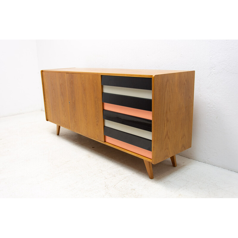 Meados do século U-460 sideboard por Jiří Jiroutek para Interiér Praha, 1960