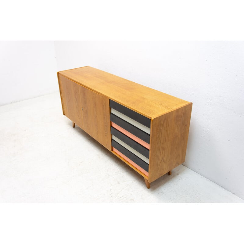 Credenza U-460 di metà secolo di Jiří Jiroutek per Interiér Praha, 1960