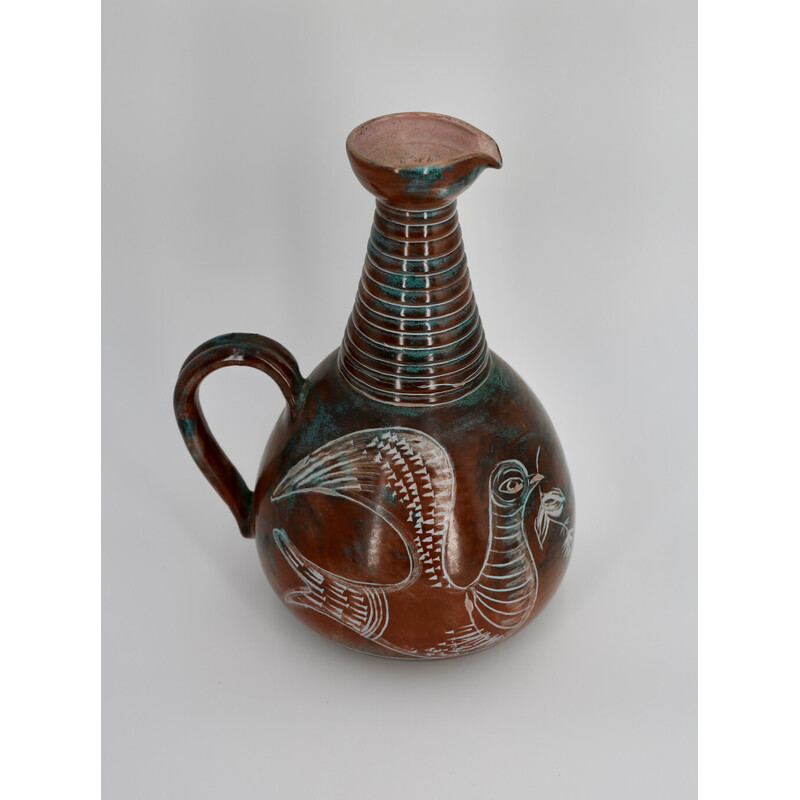 Vintage jug by Yvon Roy, 1950s