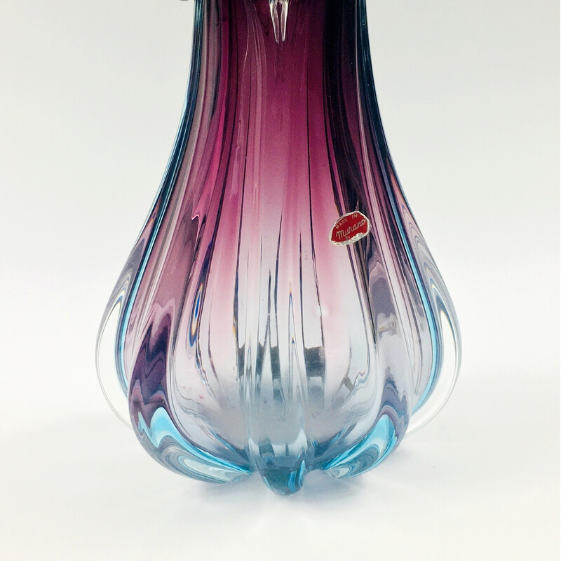 Mid-century Murano Art glass pitcher by Barovier and Toso, Italy 1960s