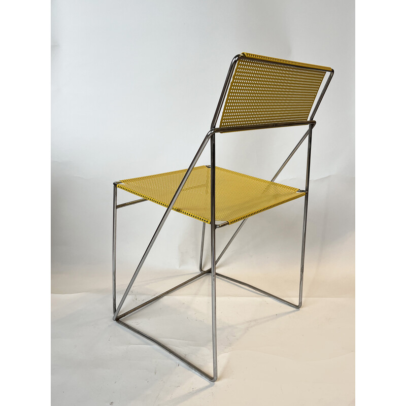 Vintage Nuova X-Line dining chair by Niels Jorgen Haugesen Hybodan, Denmark 1970