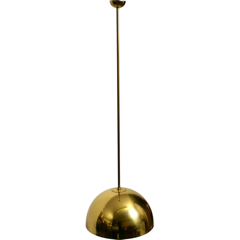 Mid century brass pendant lamp by Vereinigte Werkstätten