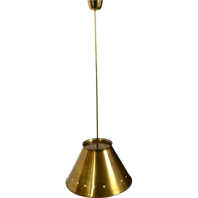 Vintage Italian brass pendant lamps