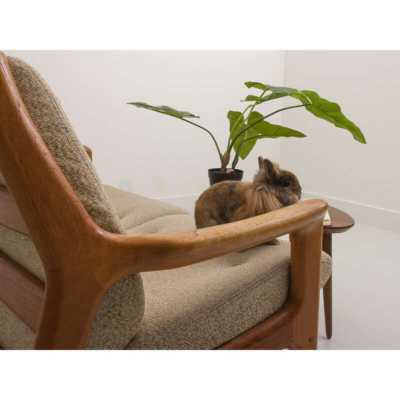 Vintage Danish 2-seater teak sofa by Gustav Thams for Uldum Mobelfabrik, 1960