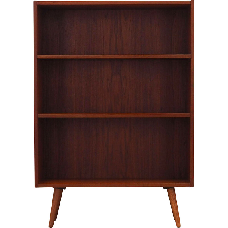 Vintage teak bookcase, Denmark 1970s