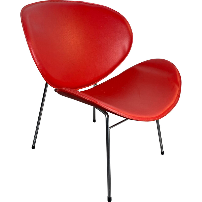 Red vintage armchair, 1980