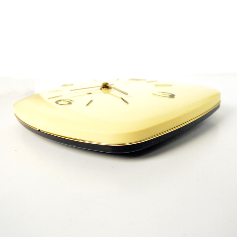 Mid-century mechanical wall clock by Prim, Czechoslovakia 1950s