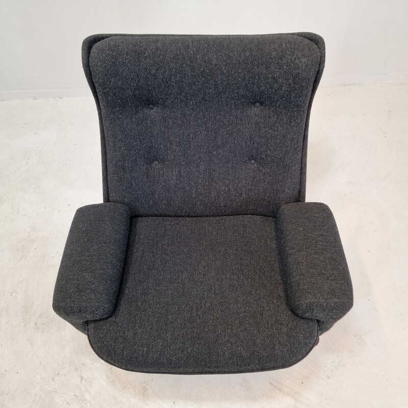 Vintage "Orchidée" fauteuil van Michel Cadestin voor Airborne, Frankrijk 1968