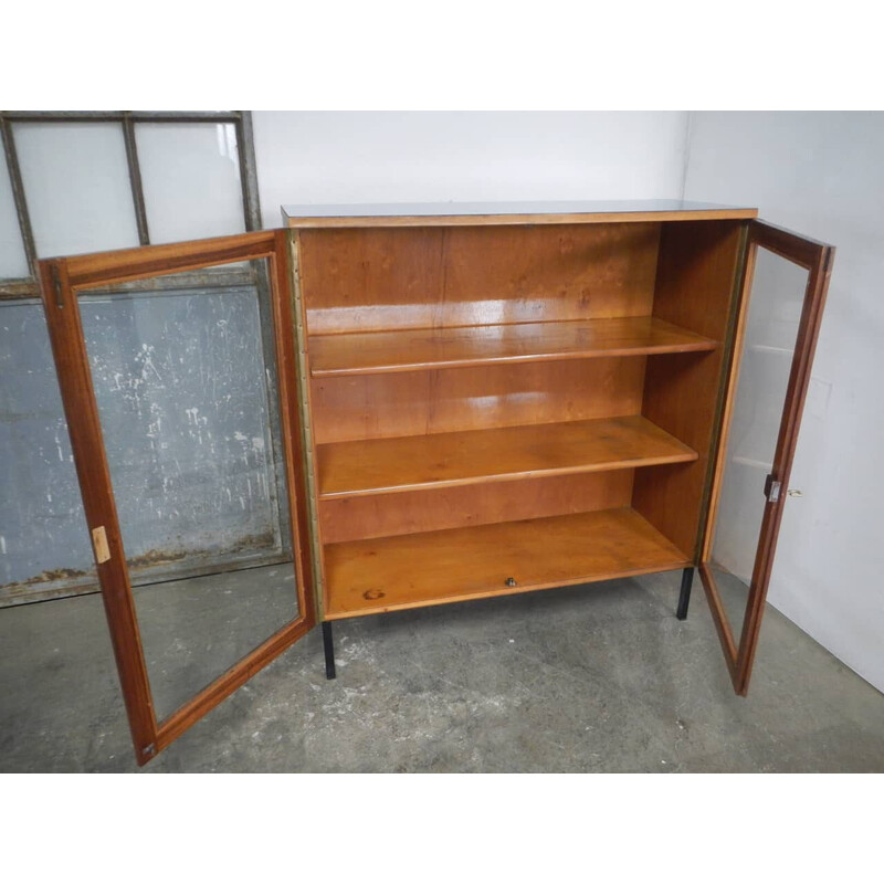 Vintage laboratory display cabinet