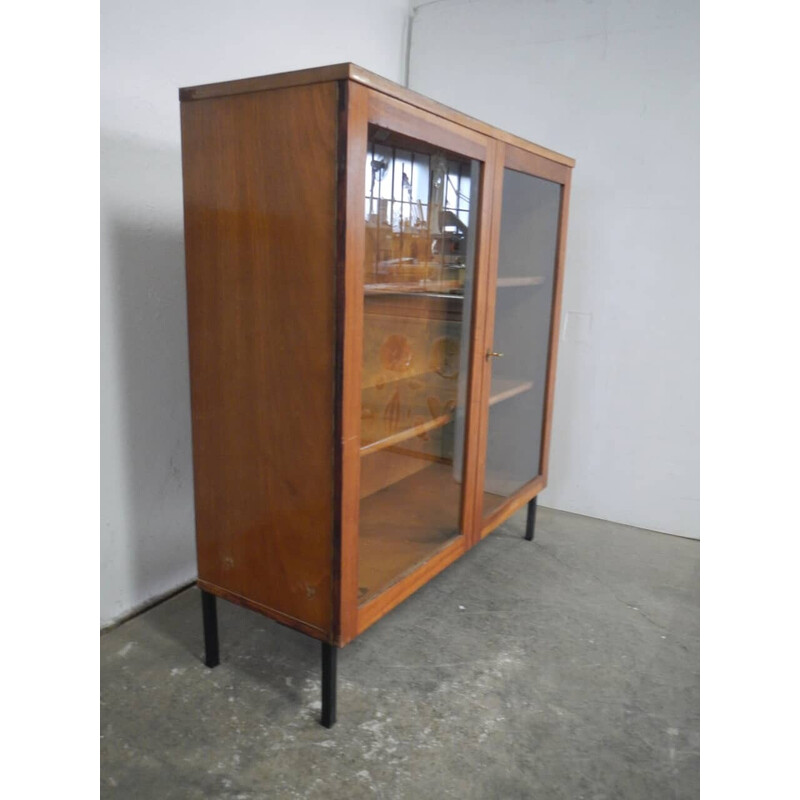Vintage laboratory display cabinet