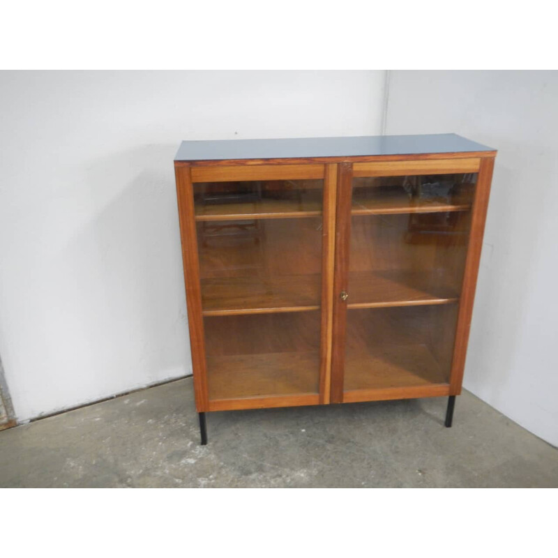 Vintage laboratory display cabinet