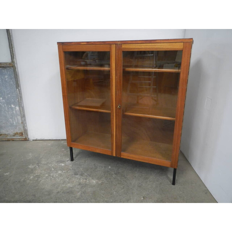 Vintage laboratory display cabinet